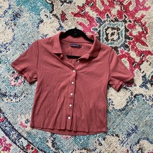 Cropped Abercrombie Polo Tee